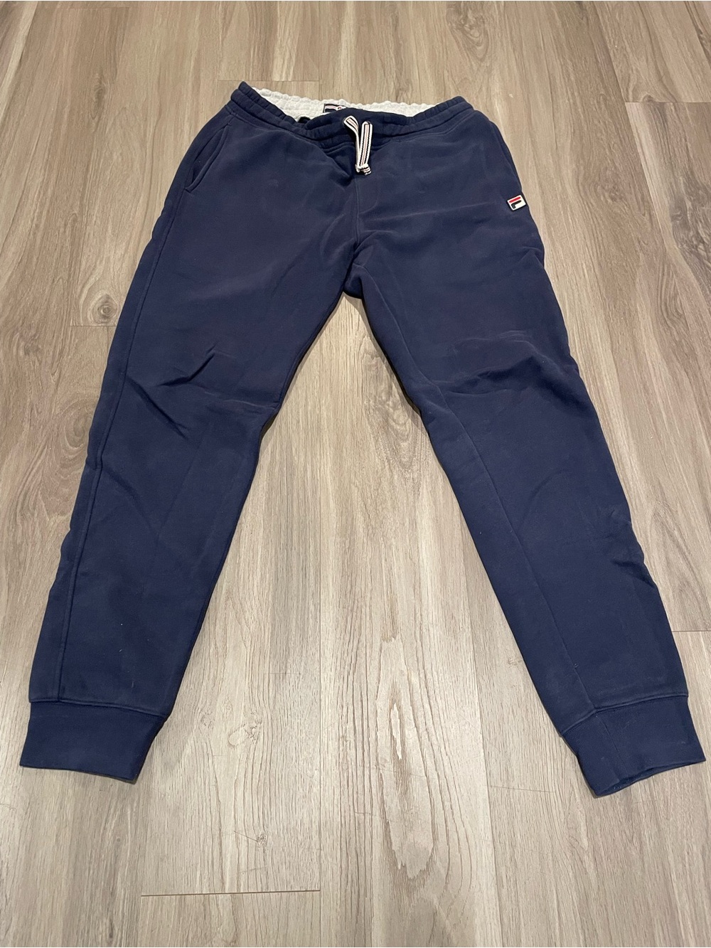 Men’s 2014 Fila  Jogger Sweatpants — Navy — Size XL